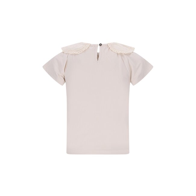 Elva Flo girls slub jersey tee with collar 050 Kit