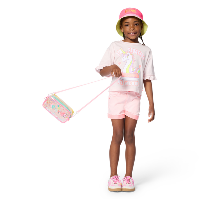 T-SHIRT KORTE MOUWEN 44L ROZE  LICHT