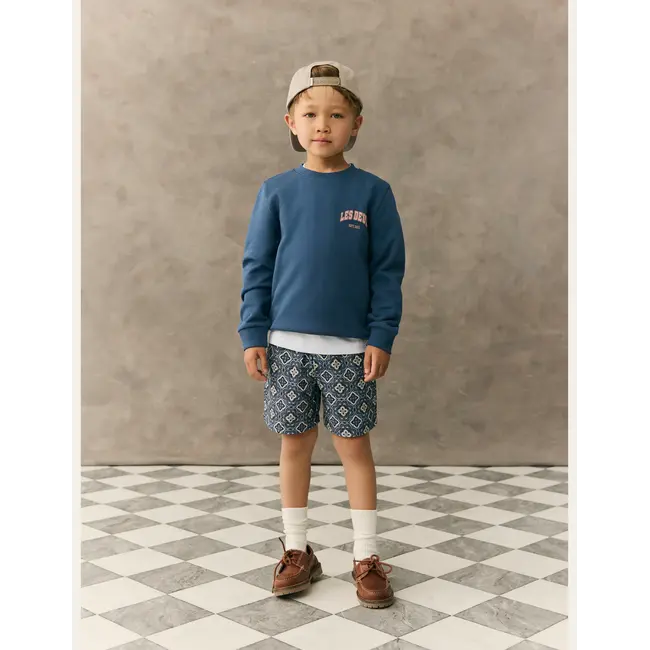 Hoop Sweatshirt KIDS 430 DARK DENIM BLUE