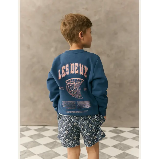 Hoop Sweatshirt KIDS 430 DARK DENIM BLUE