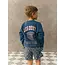 Hoop Sweatshirt KIDS 430 DARK DENIM BLUE