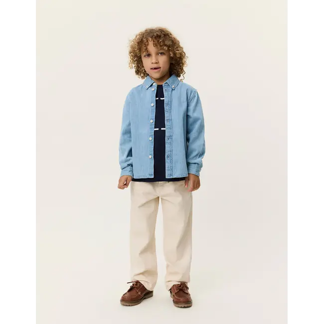 Konrad Denim Shirt KIDS 481 LIGHT INDIGO WASH