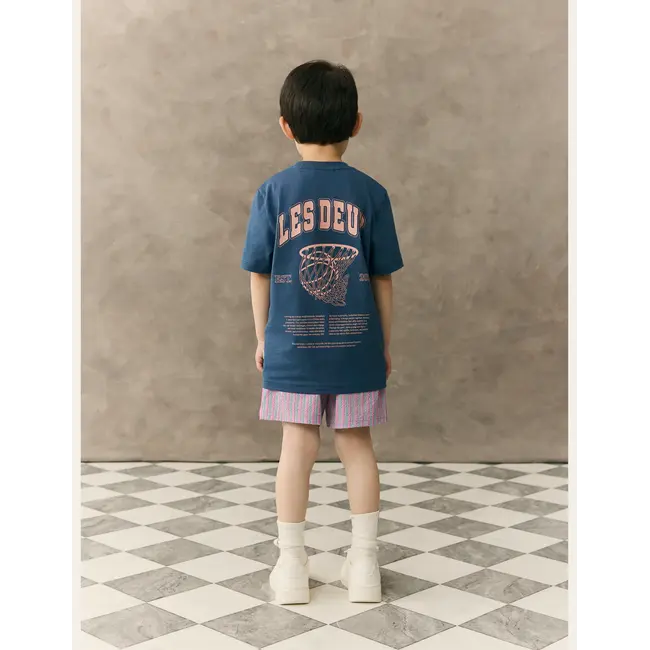 Hoop T-Shirt KIDS 430 DARK DENIM BLUE