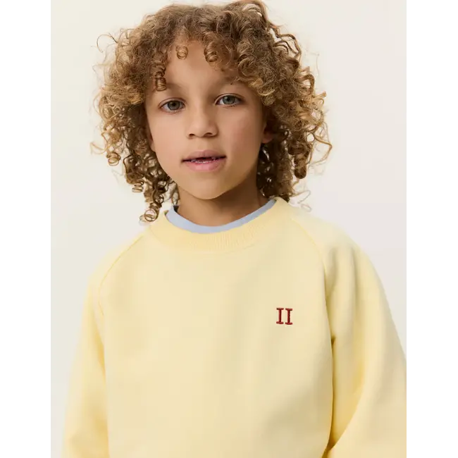 Norregaard Contrast Sweatshirt KIDS 718 PALE BANANA YELLOW