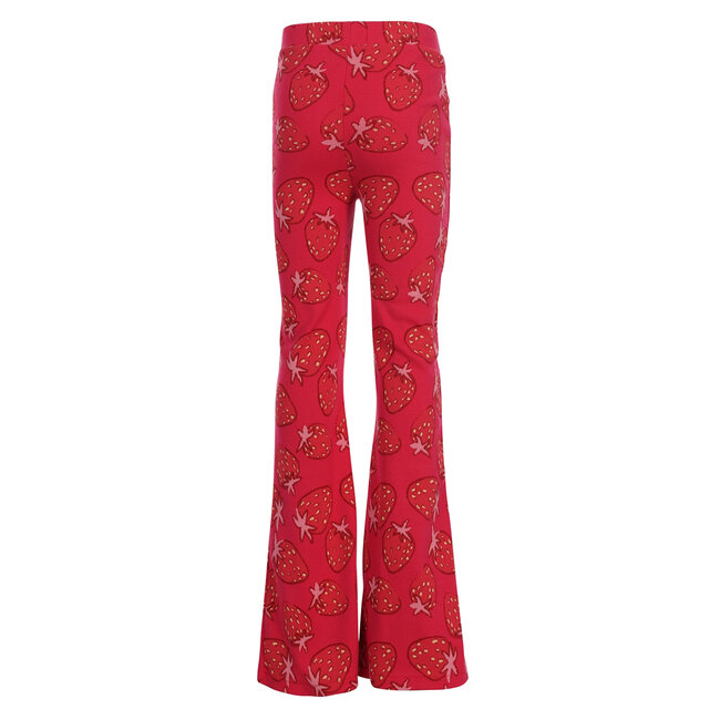 Little Rib Flaired Pants 963 Strawberry fields