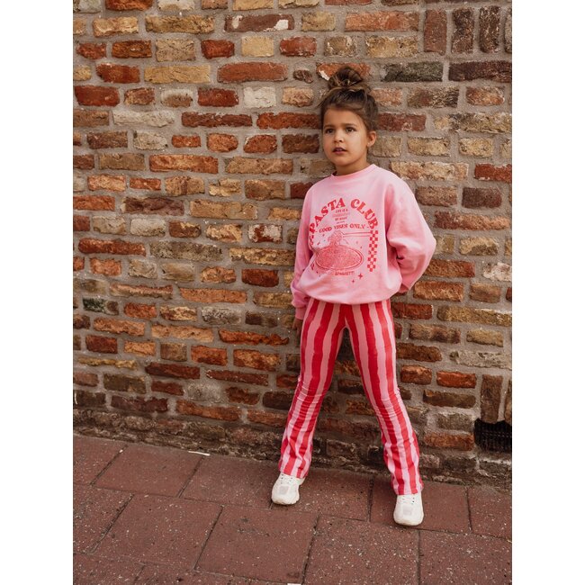 Little Striped Flaired Sweat Pants 935 Stripe