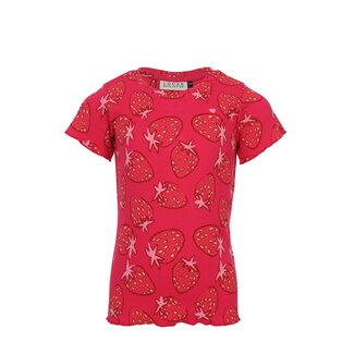 Looxs Little Little Rib T-Shirt SS 963 Strawberry fields