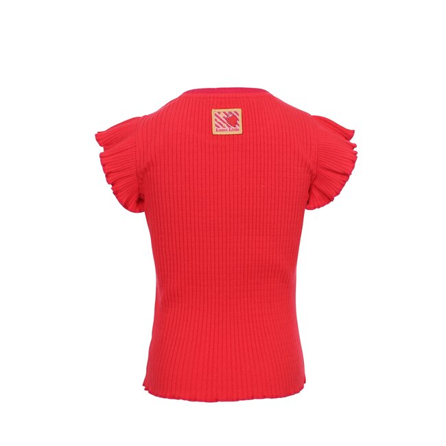 Little Rib T-Shirt SS 770 poppy red