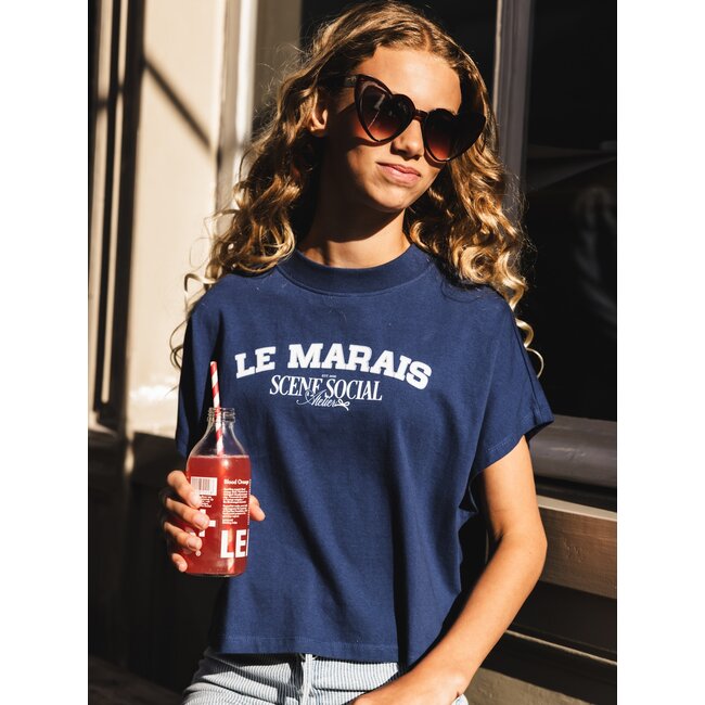 10sixteen T-shirt SS 184 INDIGO BLUE