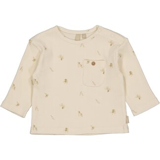 Levv Shirt 6906 AOP Green Sketch