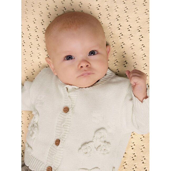 NBFDOLA LS Knit Card Coconut Milk