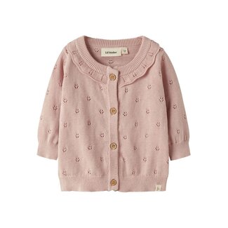 Lil'Atelier NBFDORINA LS Knit Card Peach Whip/Melange