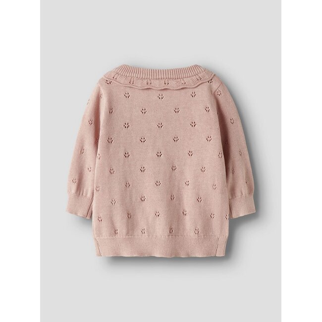 NBFDORINA LS Knit Card Peach Whip/Melange