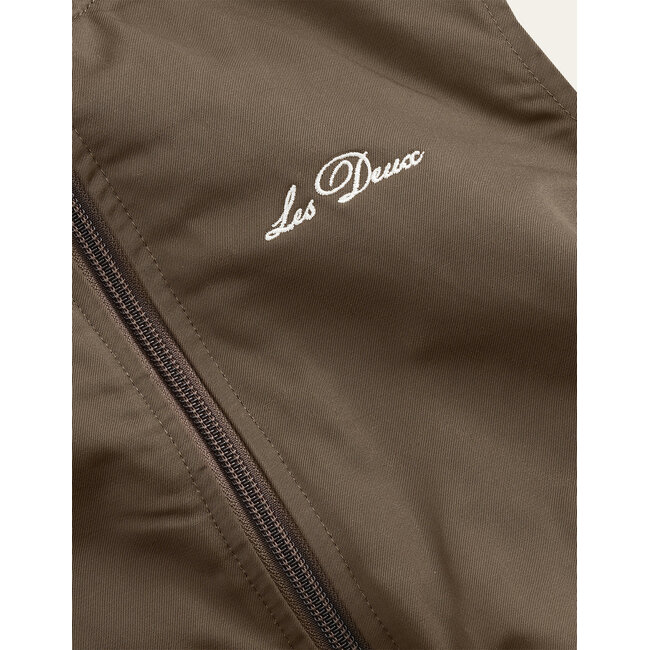 Les Deux Tech Varsity Jacket KIDS 962 TURKISH COFFEE BROWN