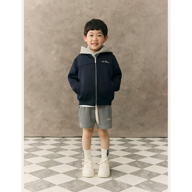 Ballier Crew Track Jacket KIDS 460 DARK NAVY