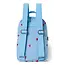 Puffy Mini Rugzak Light Blue Hearts