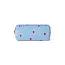 Puffy Pouch Light Blue Hearts