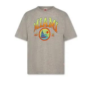 AO76 silas t-shirt miami  000908 - grey melange
