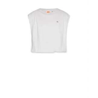 AO76 elle t-shirt pearls OL  000100 - white