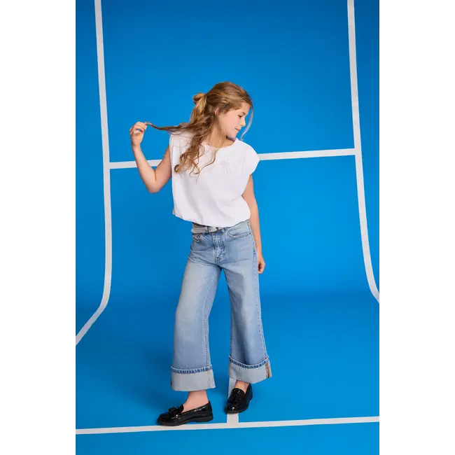 elle t-shirt pearls OL  000100 - white