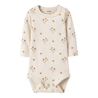 Lil'Atelier NBFLAYO Sig Ls Slim Body coconut milk/Yellow