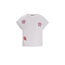 Djezz Flo girls sweat tee with elatic in hem 001 Off white
