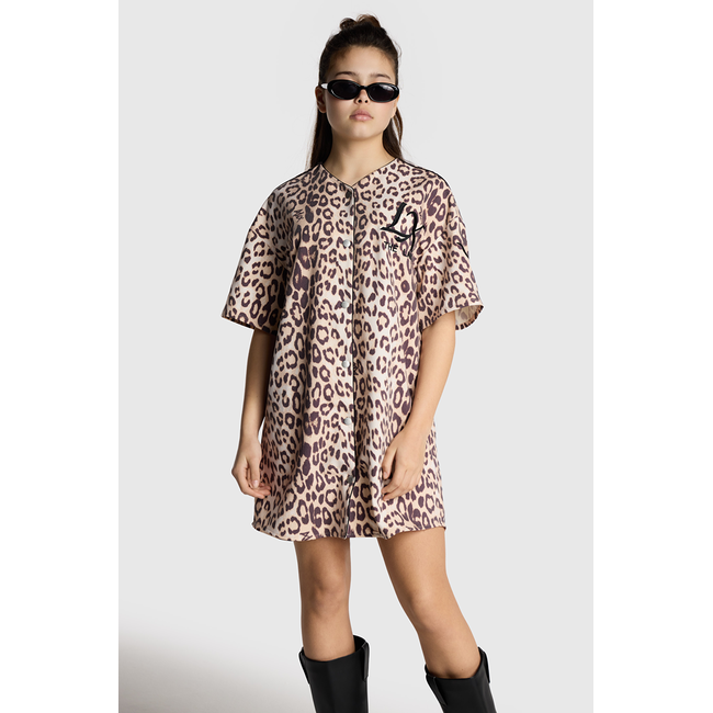 Kids Woven Baseball Dress Animal