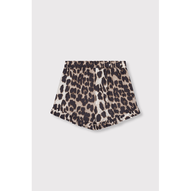 Kids Woven Animal Shorts With ruffles Animal
