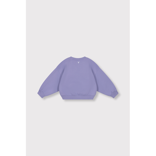 Kids Woven ALIX Club Print Sweater Lilac