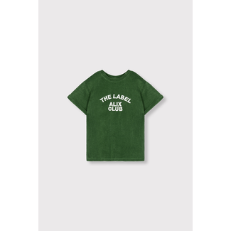 Alix the Label Kids Knitted Terry T- Shirt Green