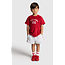 Kids Knitted Terry T- Shirt Cerise