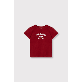 Alix the Label Kids Knitted Terry T- Shirt Cerise