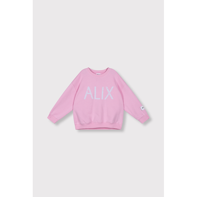 Kids Knitted On Tour Sweater Pink