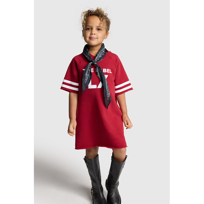 Kids Knitted Sporty Sweat Cerise