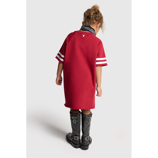 Kids Knitted Sporty Sweat Cerise