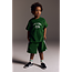 Kids Knitted Terry Shorts Green