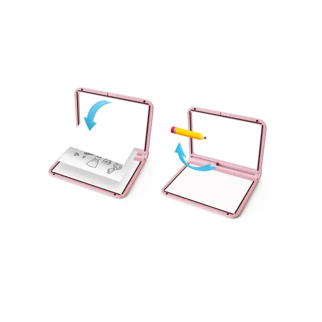 KIDYDRAW-PRO Mobiele en lichtgevende tablet rose