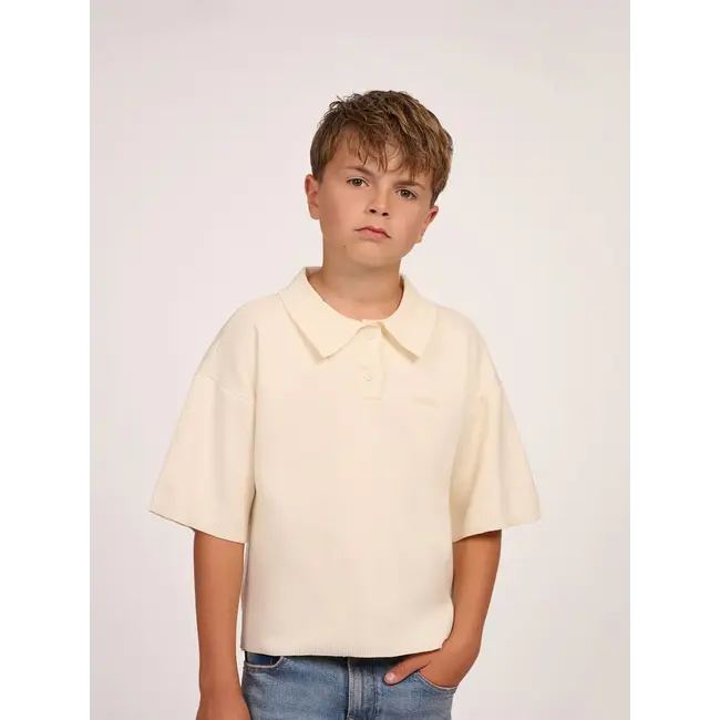 Cabe Knitted Polo 2706 Sandstone