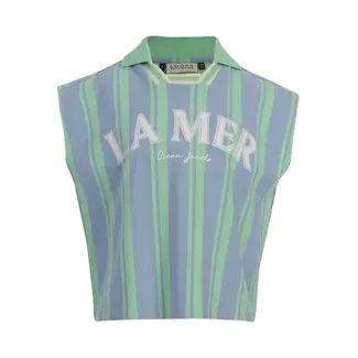 Looxs 10Sixteen 10sixteen Sleeveless Polo 309 Sea green