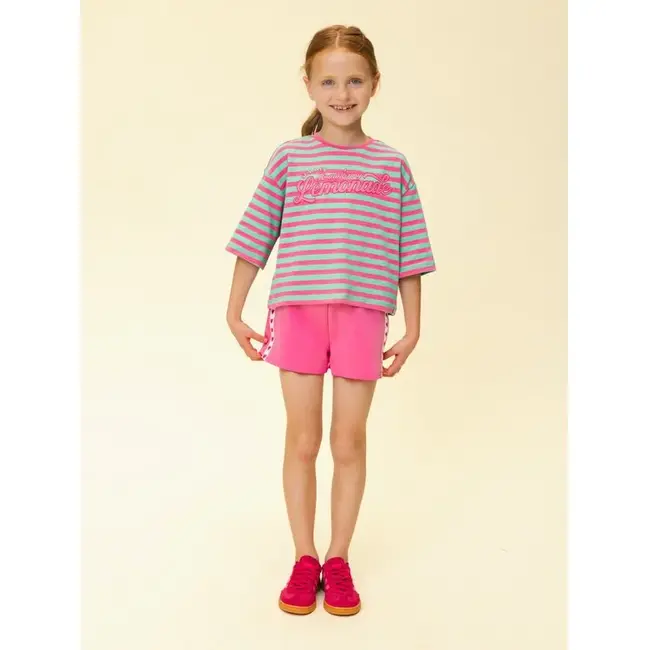 Little T-Shirt SS 798 PINK SUMMER STRIPE