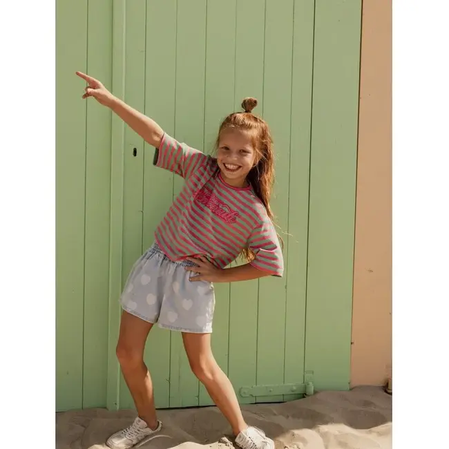 Little T-Shirt SS 798 PINK SUMMER STRIPE