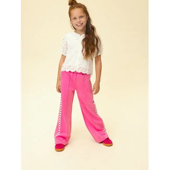 Little Sporty Sweat wideleg Pants 233 Bubblegum
