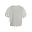 Little woven top  SS 4 Soft white