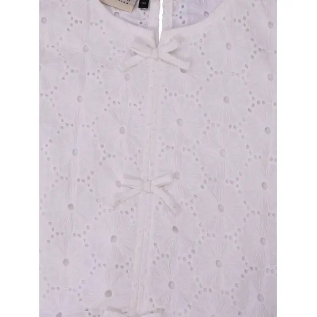 Little woven top  SS 4 Soft white