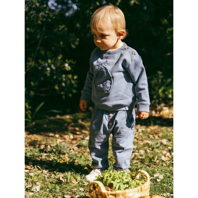 6S153 Sweatshirt 0037 Indigo