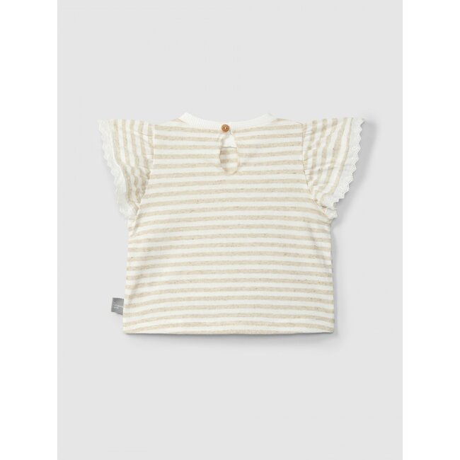 6S040 Stripes T-shirt 0067 Linen