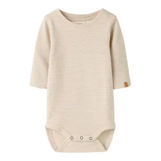 Lil'Atelier NBMFENG LS Slim Body Oxford Tan