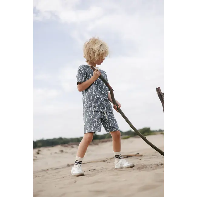 Sweater 79804 AOP Blue Graphic