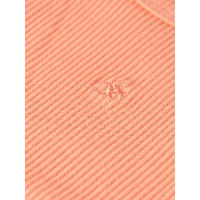 Seasonal core ribbed slimfit tank top 800 DARK ORANGE Papaya Punch