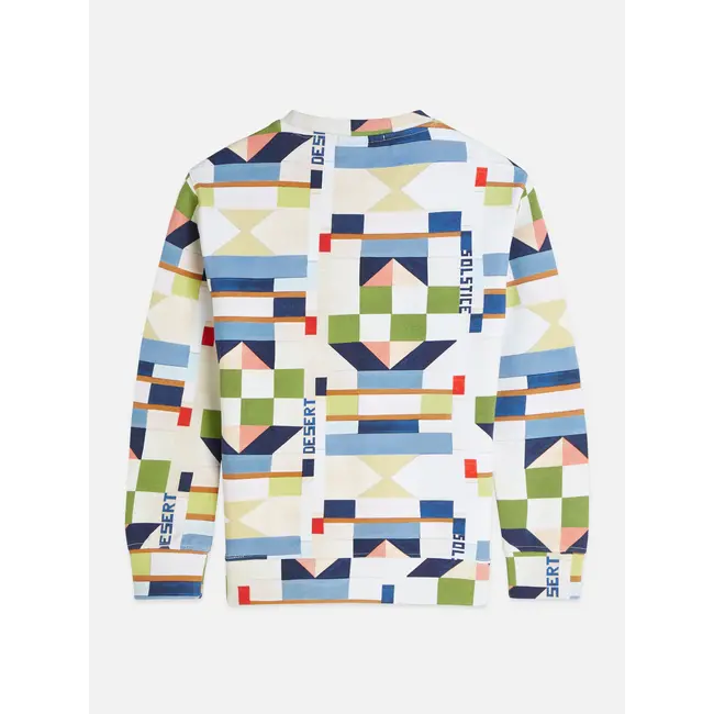 Printed relaxedfit sweatshirt 270 LIGHT BEIGE Patchwork